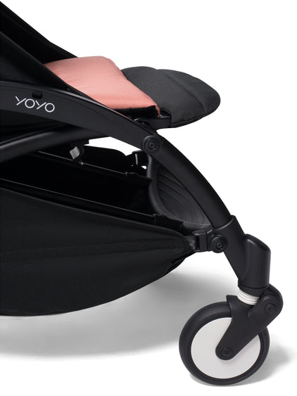 Poussette YOYO2 cadre noir 6+ repose-pieds Babyzen en rose - Galeries  Lafayette